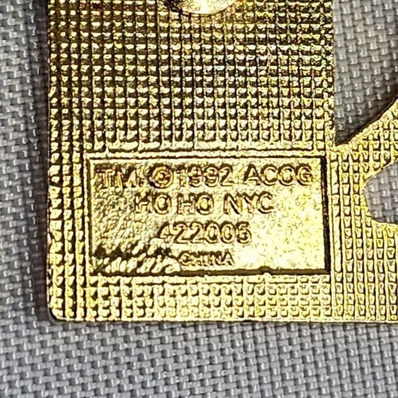 Atlanta Olympics 1996 Weightlifting Enamel Pin 422005 Hoho NYC Rare Og Retro - Picture 8 of 8